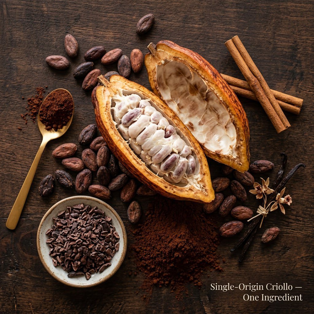 THALYVE Ceremonial Cacao - Single-Origin Criollo Raw Ingredients